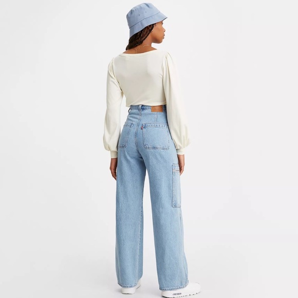 UTILITY HIGH LOOSE WOMEN'S JEANS - Picture 2 of 6